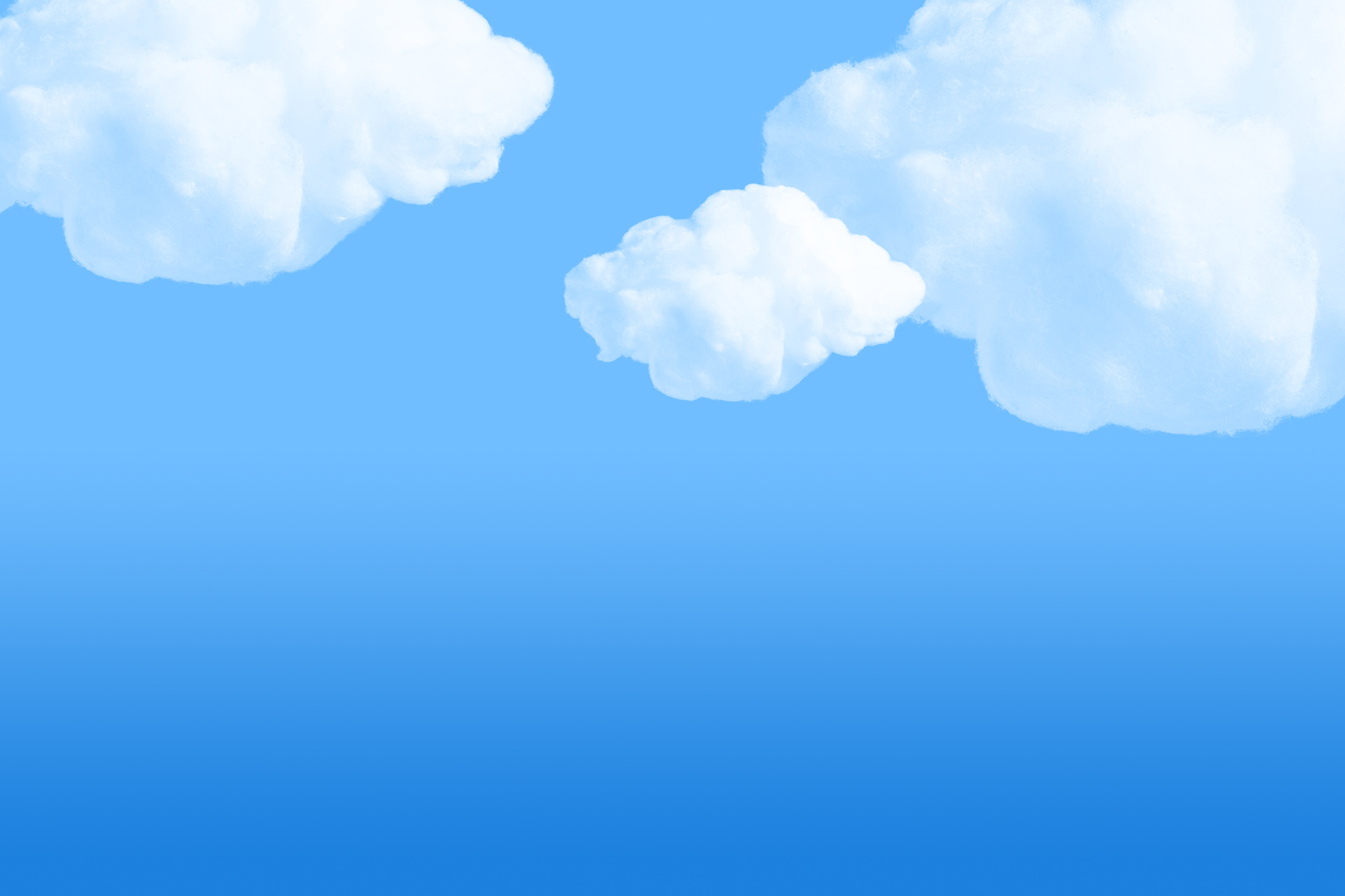 White cloud on blue sky atmosphere environment background with copy space